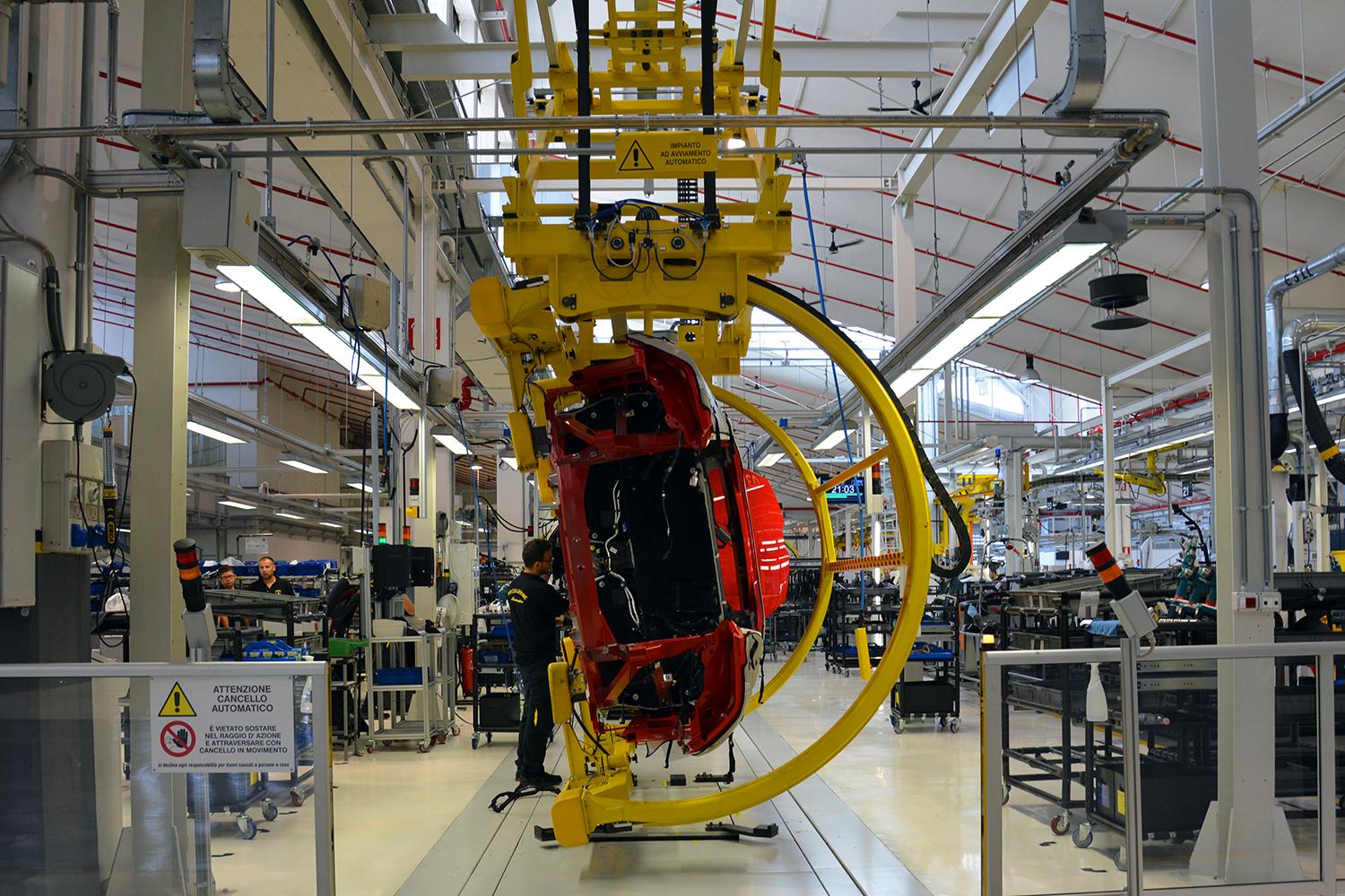 lamborghini factory tour pictures production process 0965