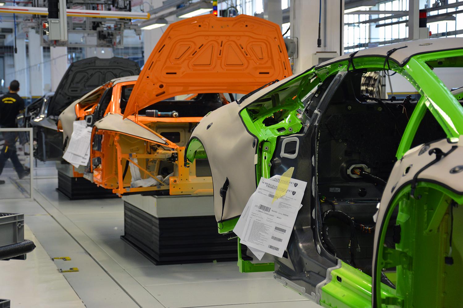 lamborghini factory tour pictures production process 0973