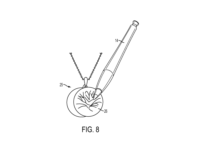 apple stylus patent texture