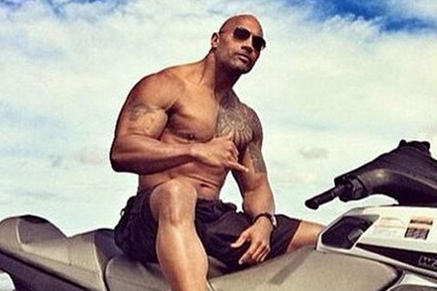 dwayne johnson black adam movie baywatch