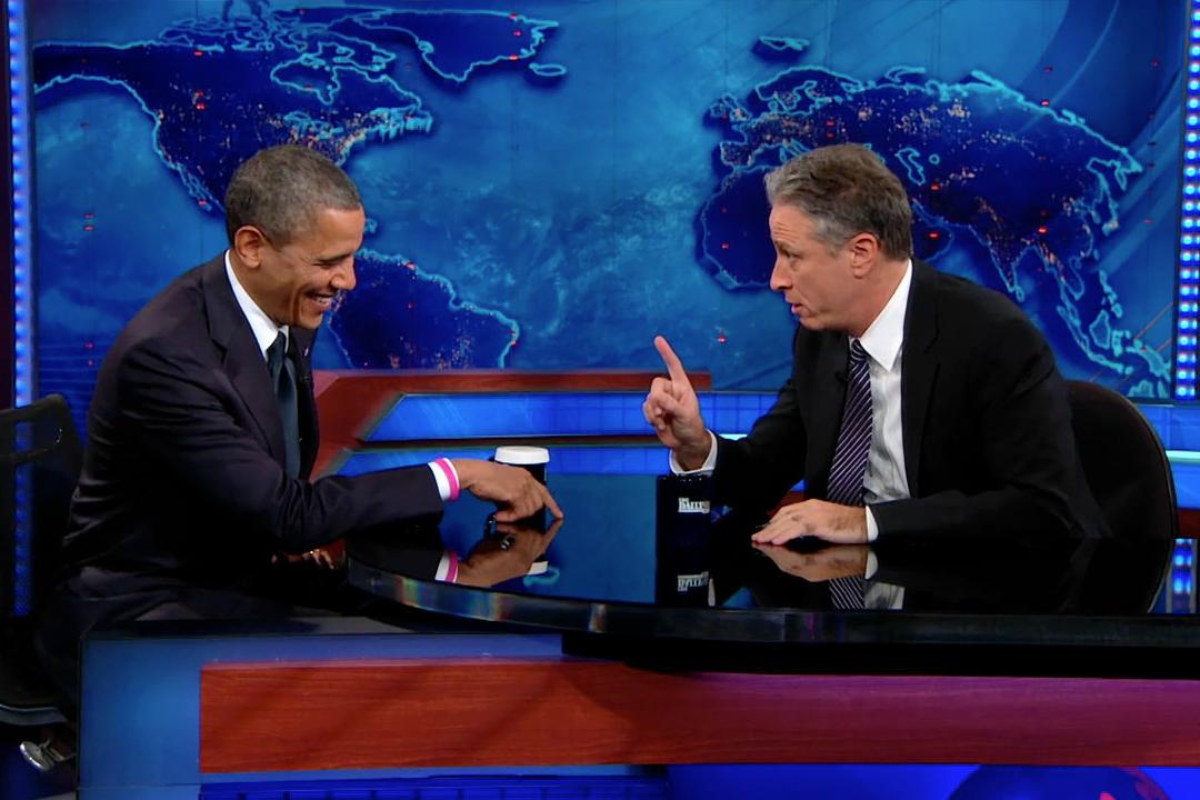 obama daily show jon stewart last appearance