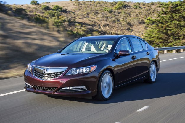 2016 Acura RLX Sport Hybrid driving front side 2