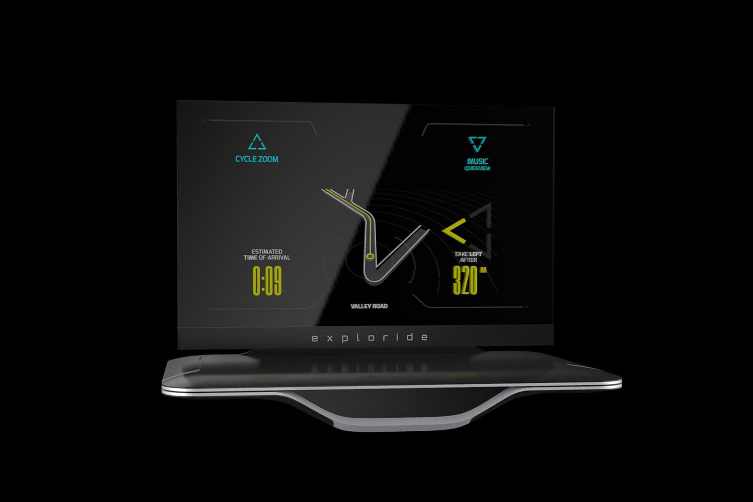 exploride head up display pictures news specs with ui 101