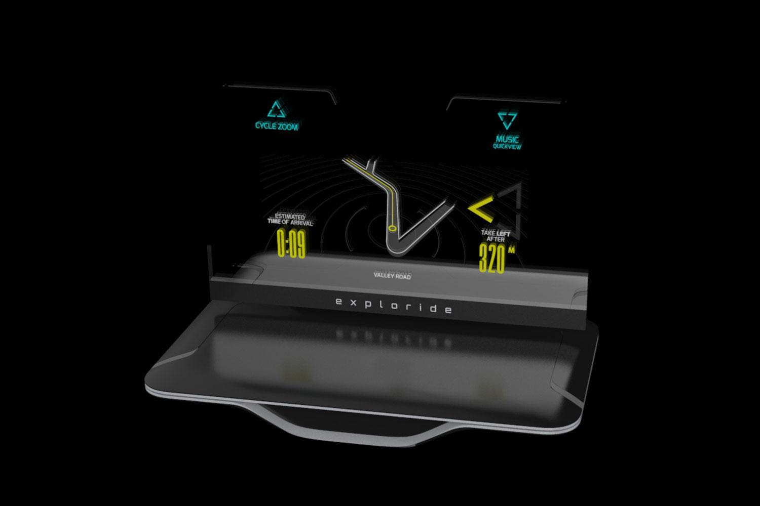 exploride head up display pictures news specs with ui 95