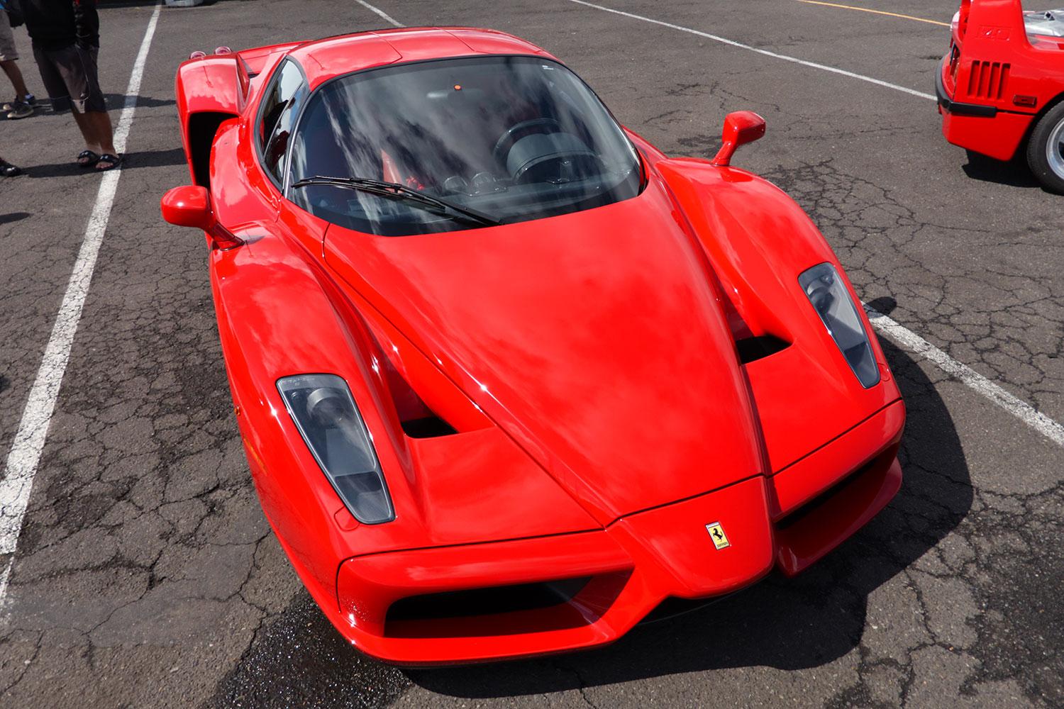 ferrari f40 f50 enzo show supercar technology evolving history 0037