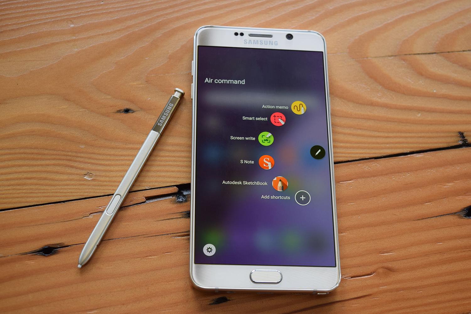 Samsung Galaxy Note 5 review stylus