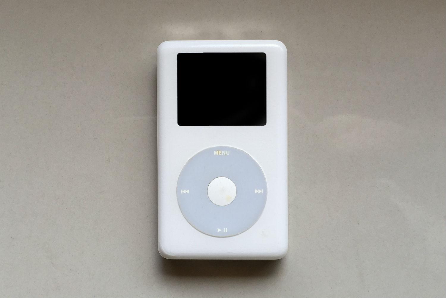 ipods demoted from table display to wall racks ipod classic