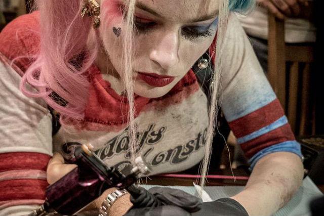 suicide squad tattoos margot robbie