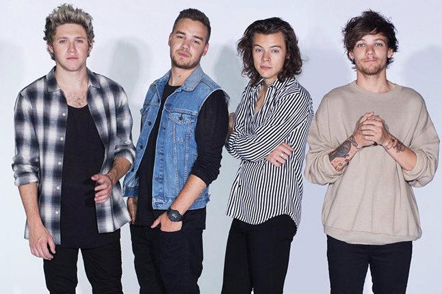 one direction new single drag me down spotify record press shot 2015