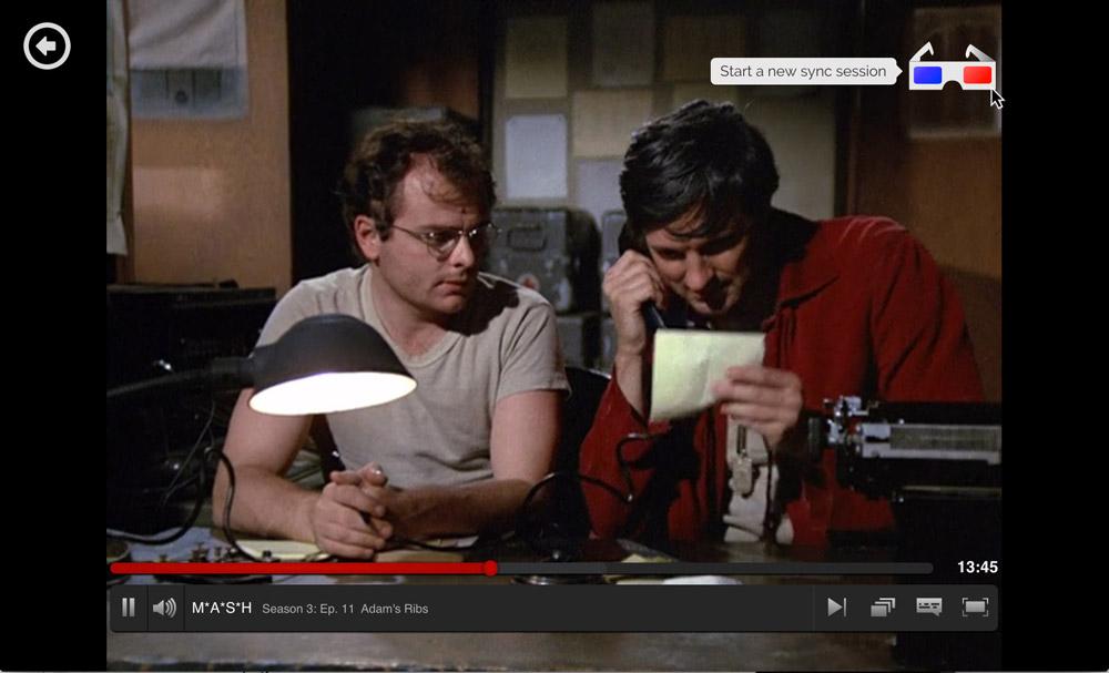 showgoers netflix syncing chrome extension mash click glasses