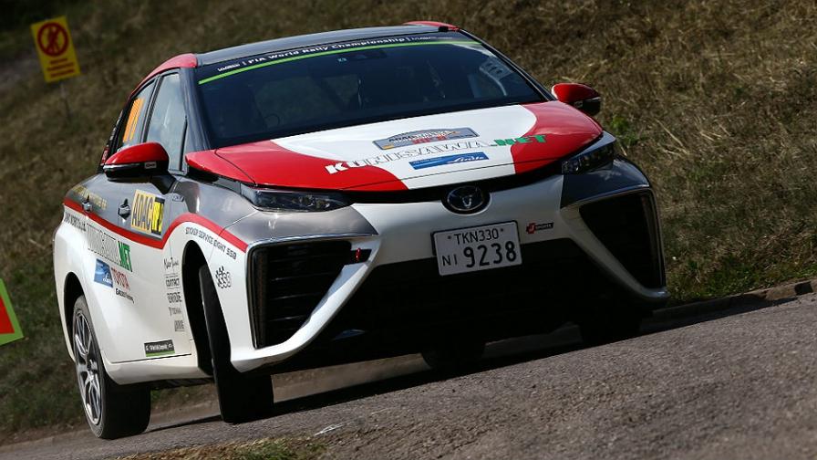 Toyota Mirai WRC stage opener