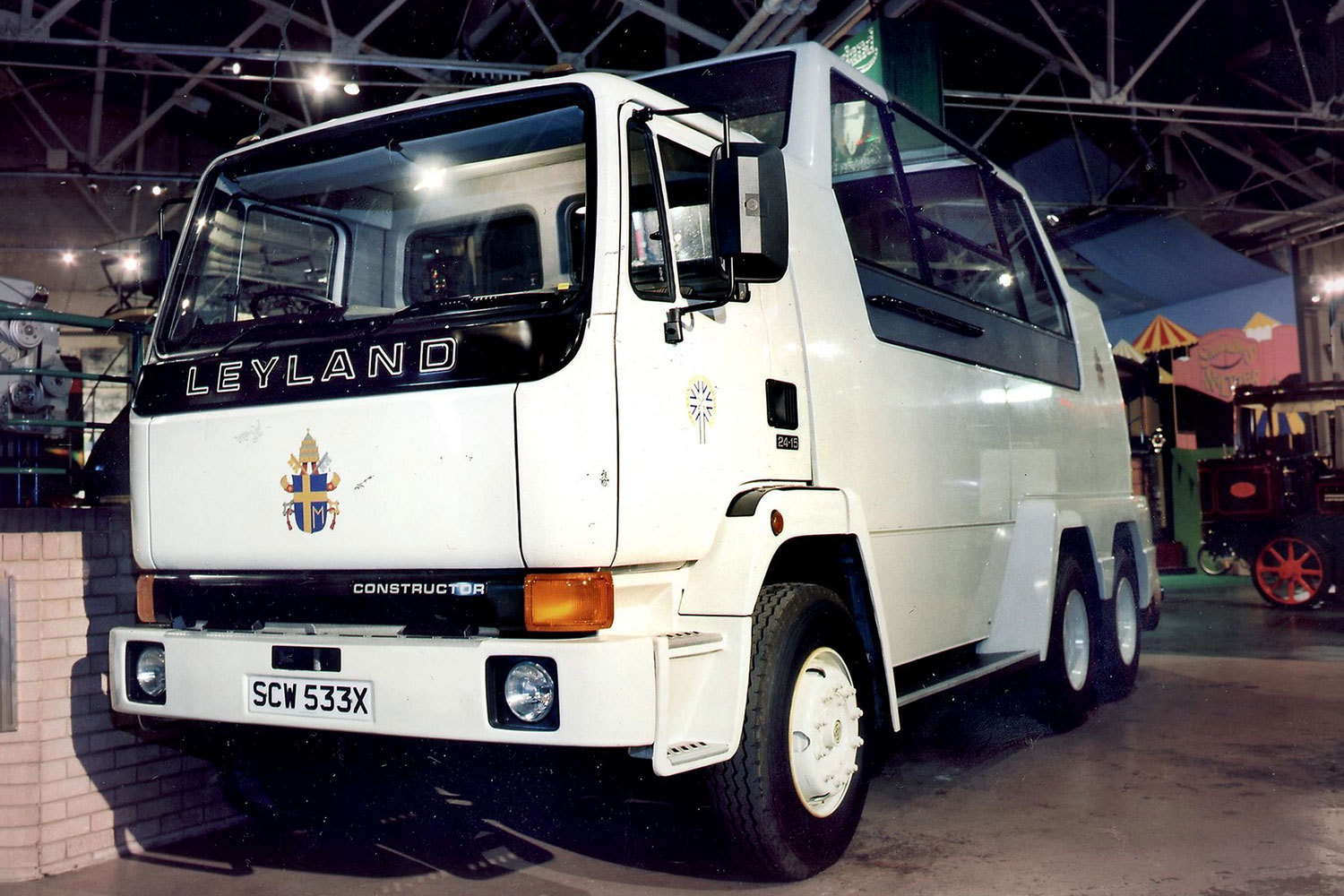 10 sweet popemobiles that will make you wish held the keys of heaven 1982 leyland popemobile 3