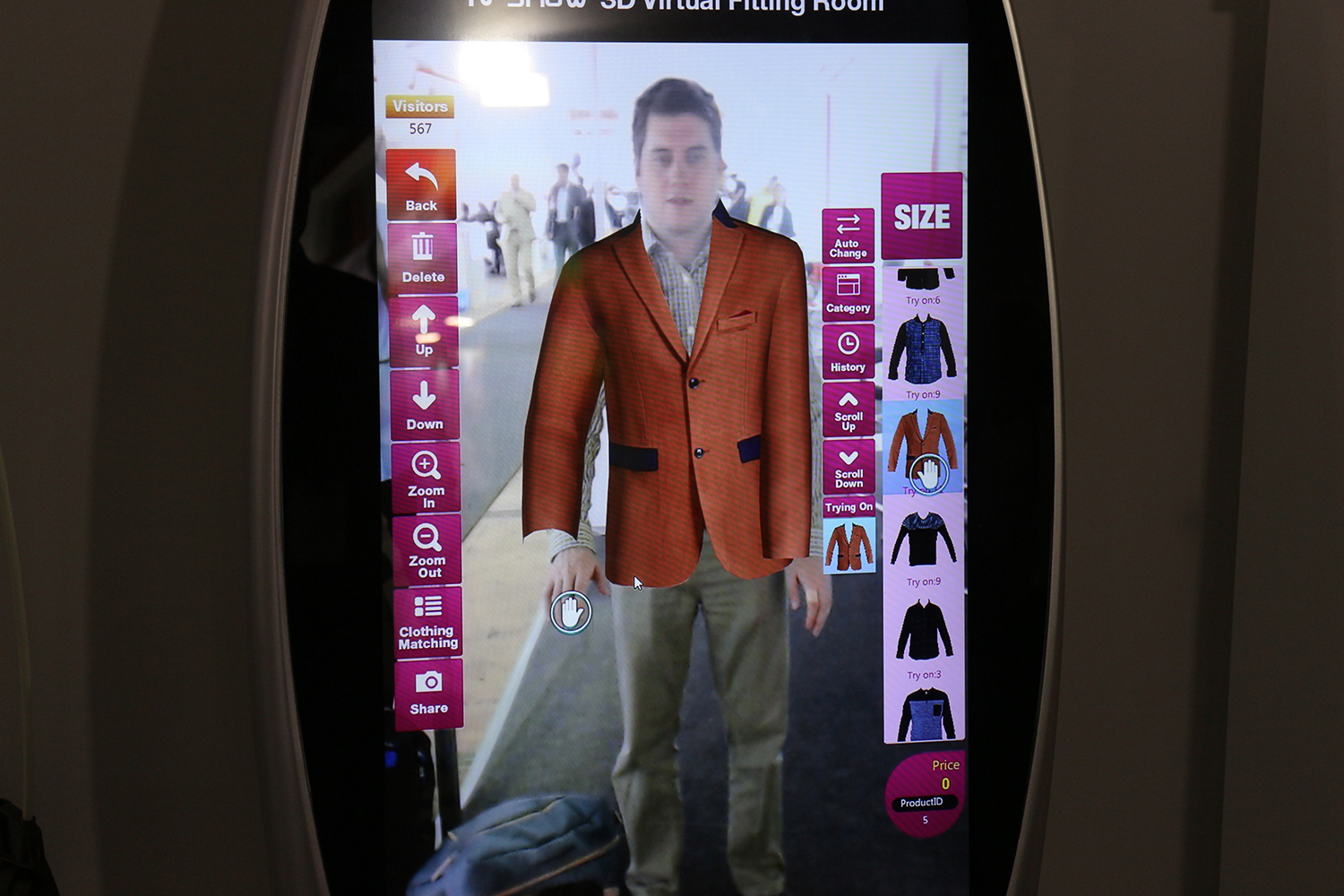 Smart Mirror Clothes