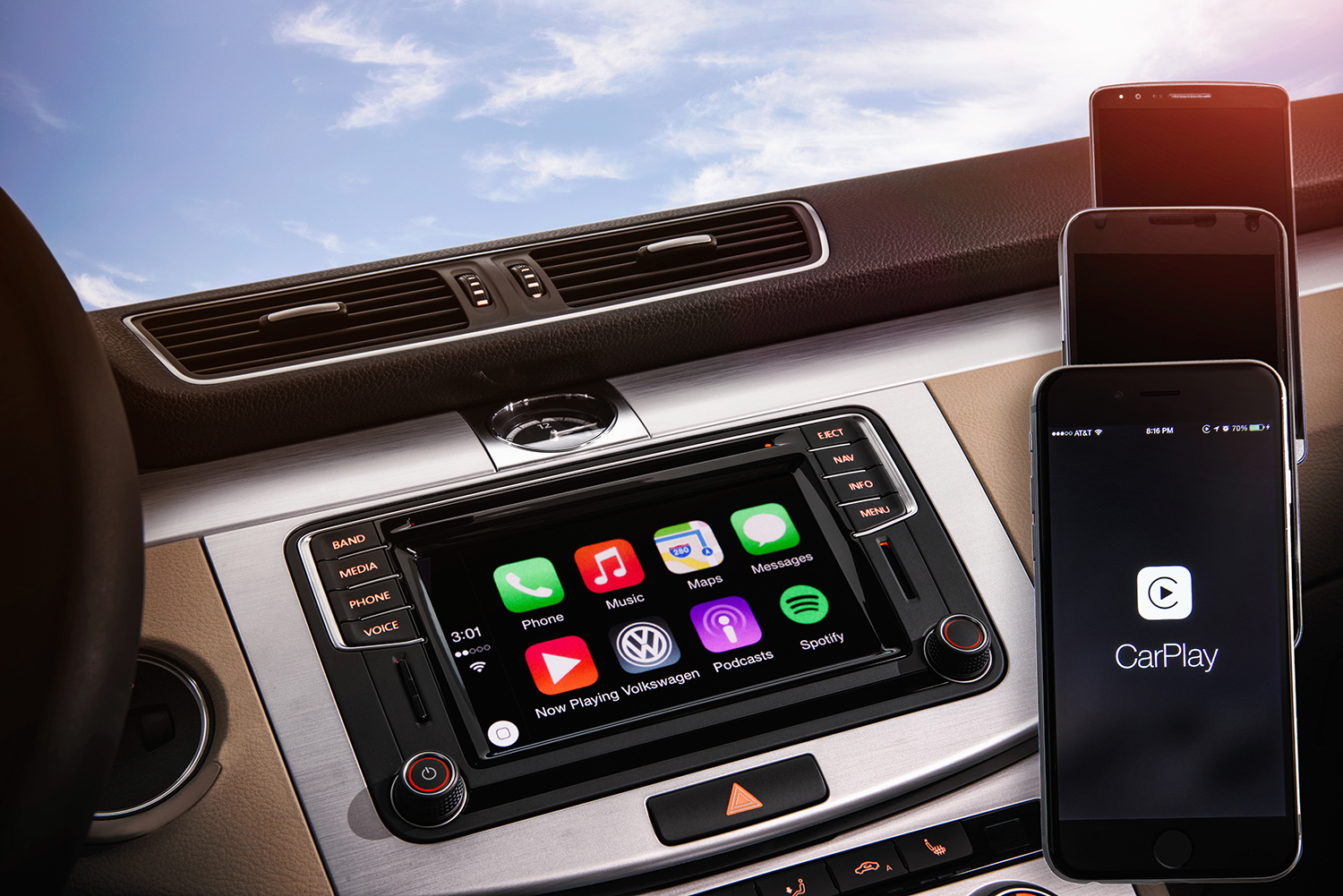 Volkswagen MIB II Apple Carplay