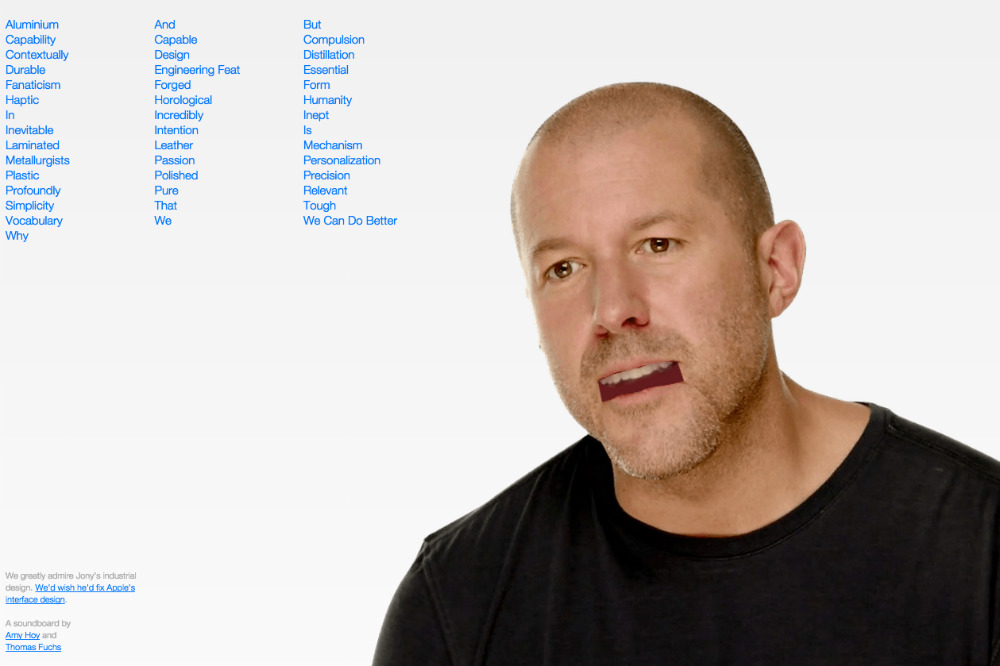 awesome jony ive soundboard lets you create soothing sentences using aluminium