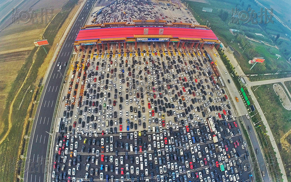 Beijing traffic jam