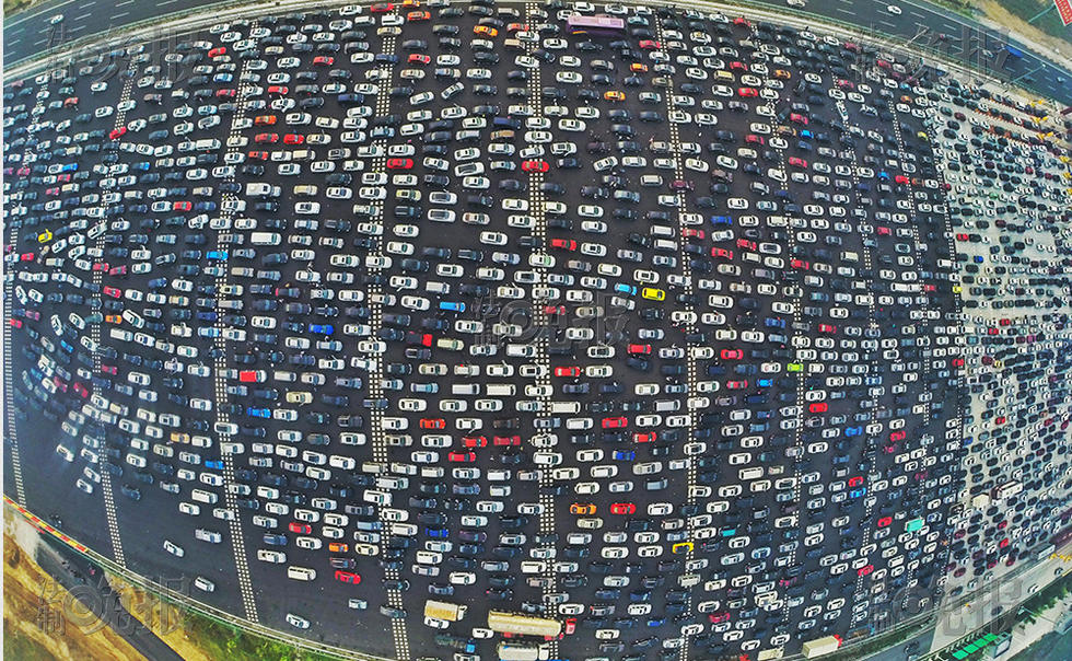 Beijing traffic jam