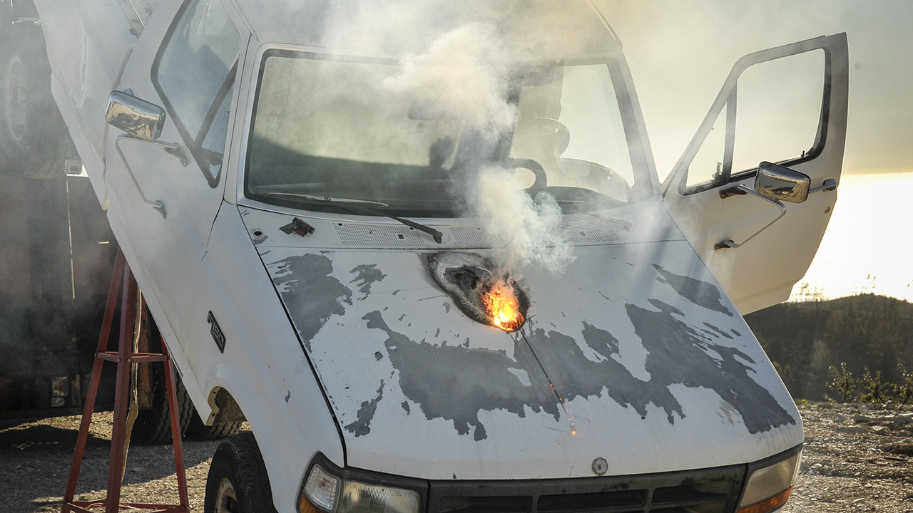 lockheed martin athena laser weapon truck test pirasss201501042