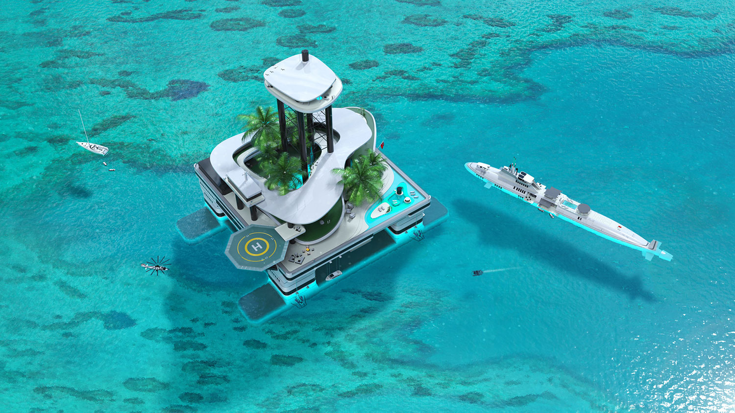 migaloo kokomo ailand is a moveable man made private island