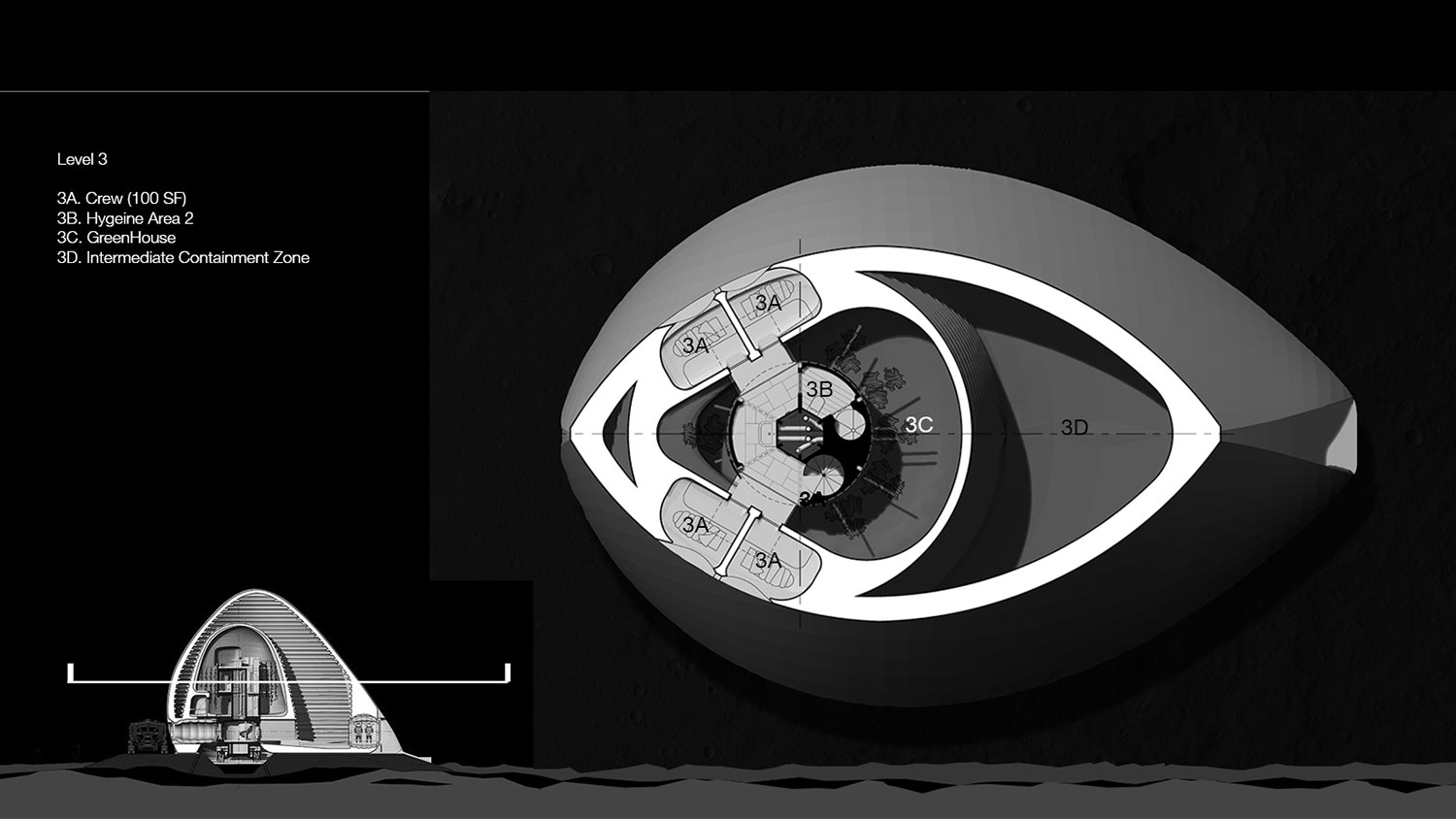 mars 3d printed igloo ice house plans3