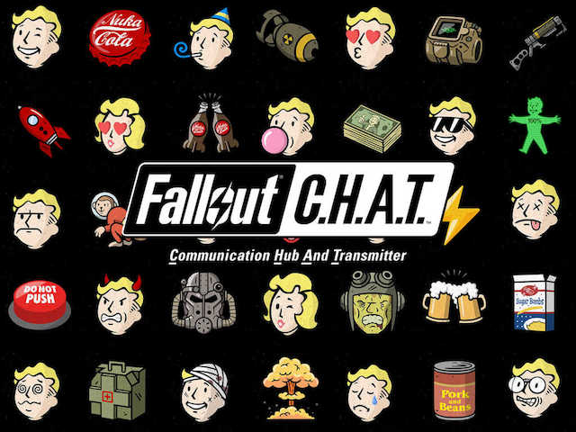 fallout emoji keyboard chat