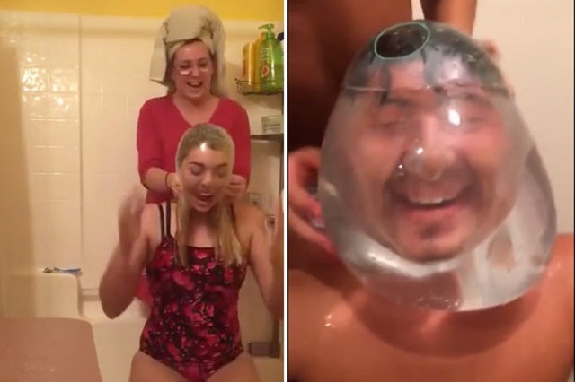 condom challenge head