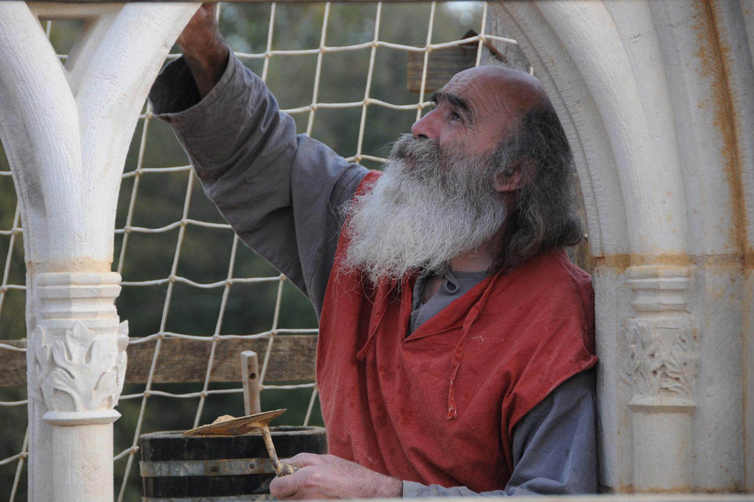 the guedelon castle is being built with 13th century techniques gu  delon 0061