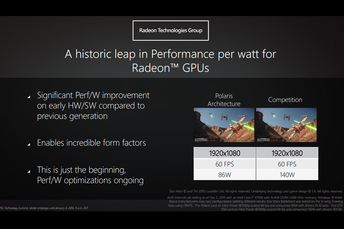 amd confirms polaris as next gen gpu hdmi 2 0a support and big efficiency gains polaris01