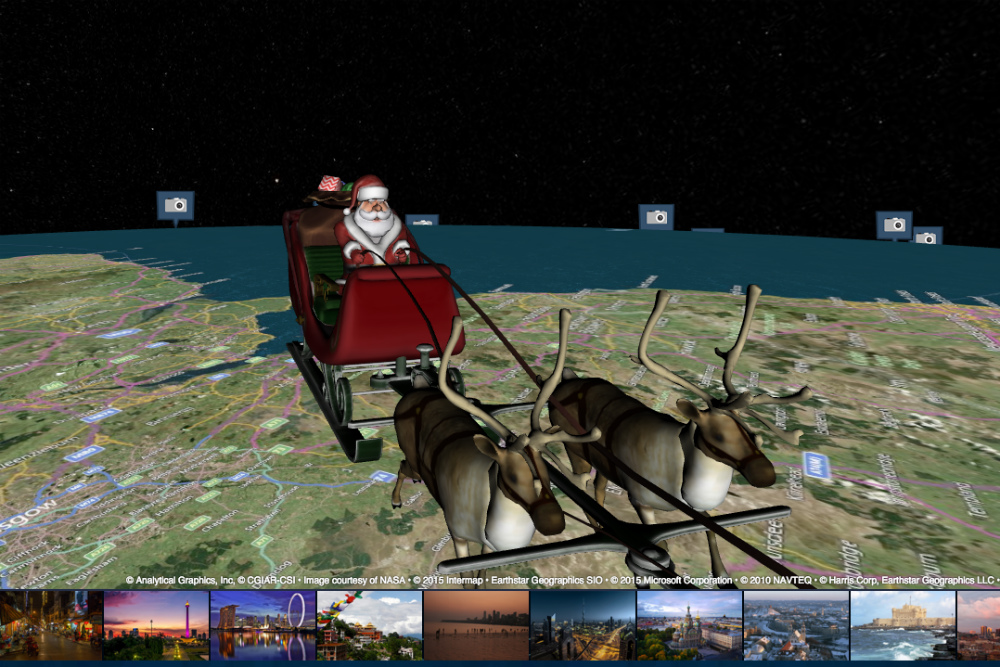 santas on his way check out location with these trackers santa tracker