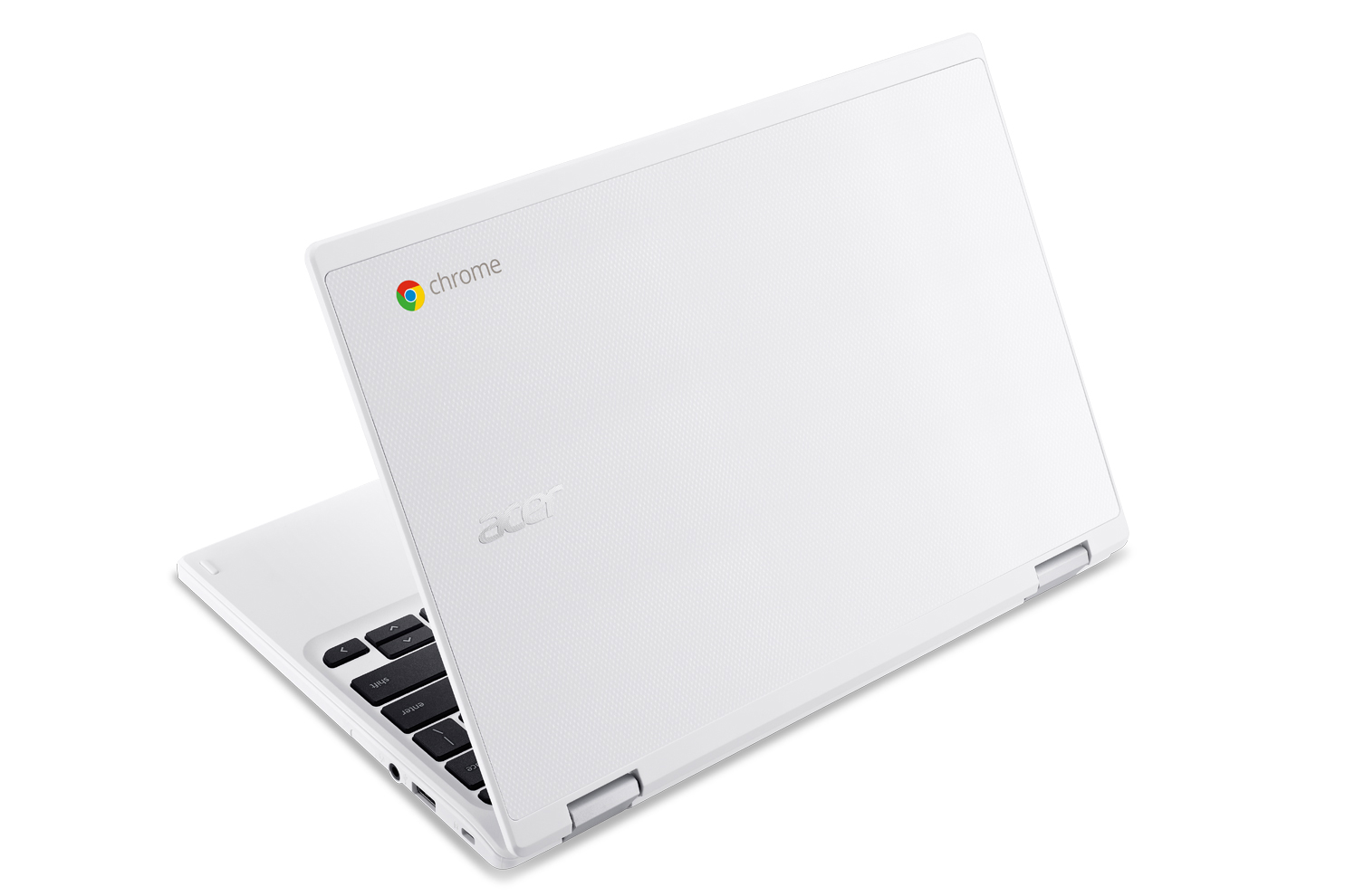 acer computing announce ces 2016 chromebook 11 cb3 131 rear left facing