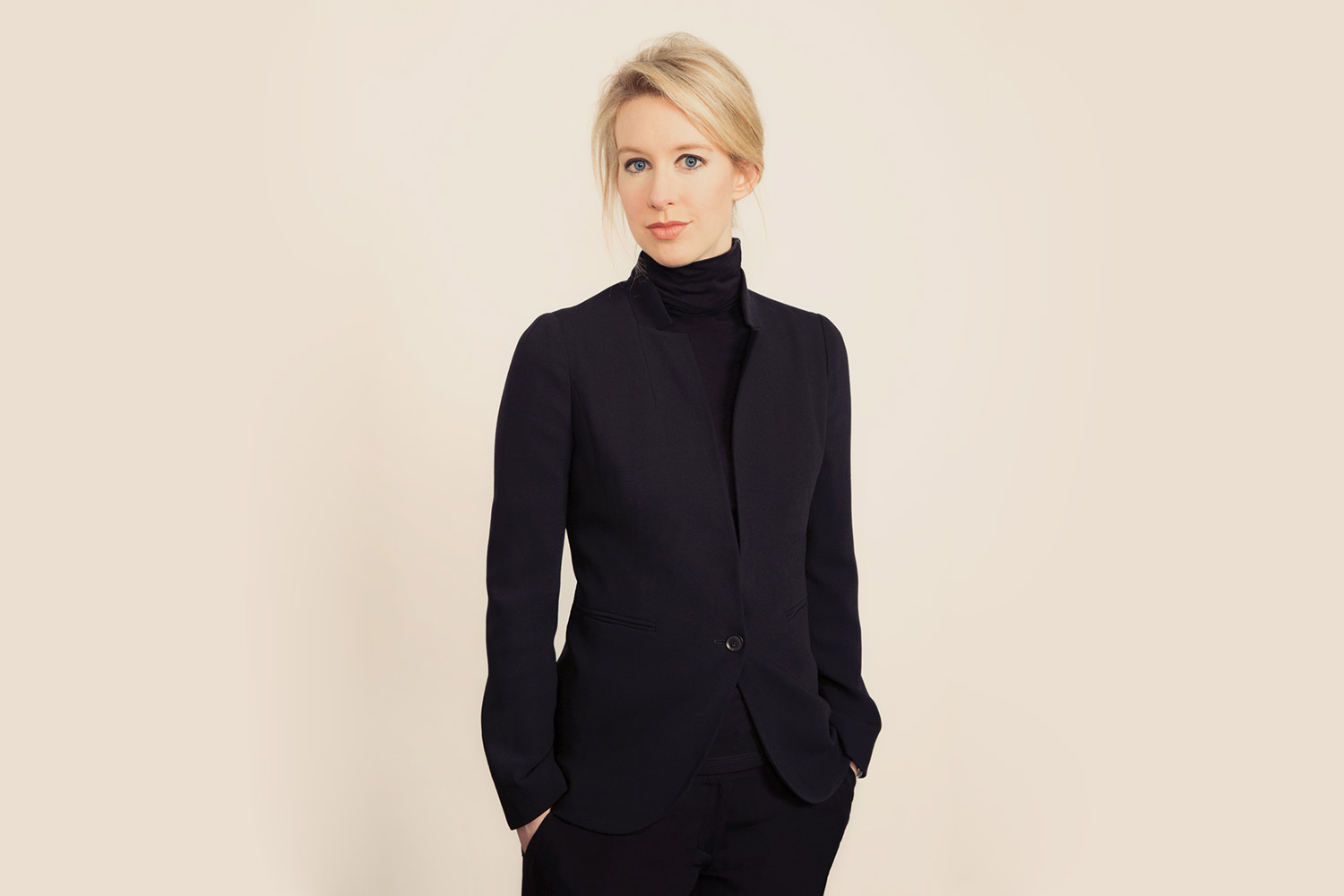 theranos walgreens breakup elizabeth holmes  turtleneck and blazer