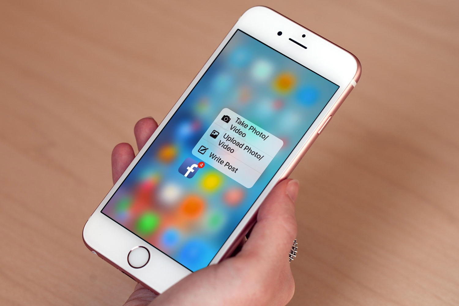 facebook ios app 3d touch news