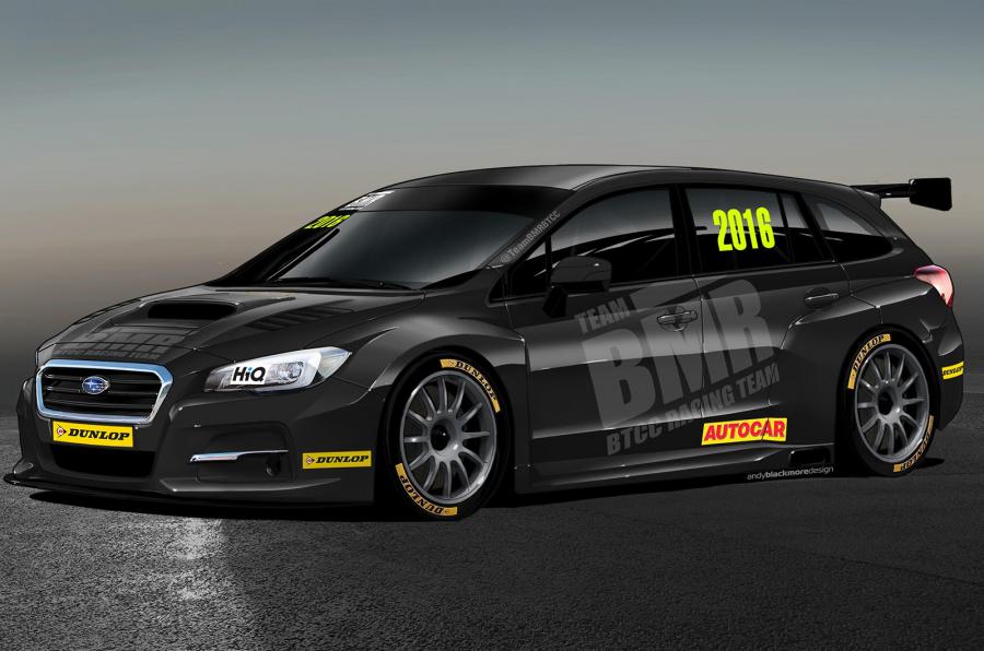 Subaru Levorg BTCC rendering