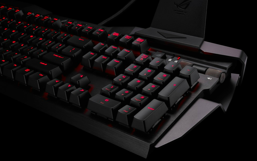 asus announces gk2000 keyboard rog horus