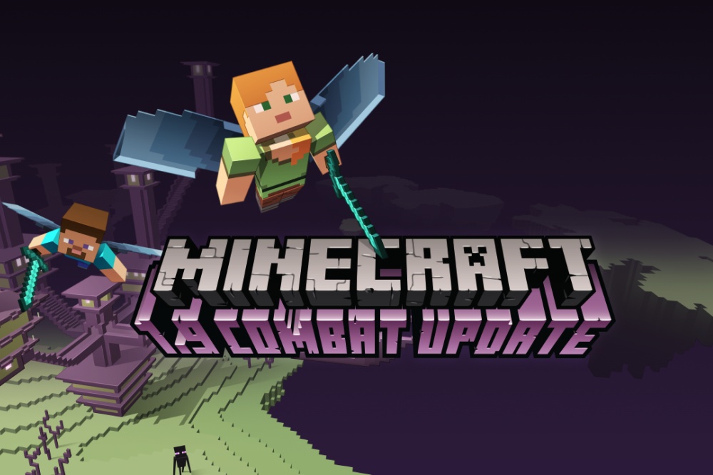 minecraft combat update makes fighting more interesting minecraftcombat header