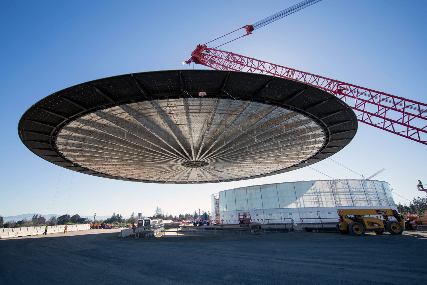 apple spaceship campus update theater