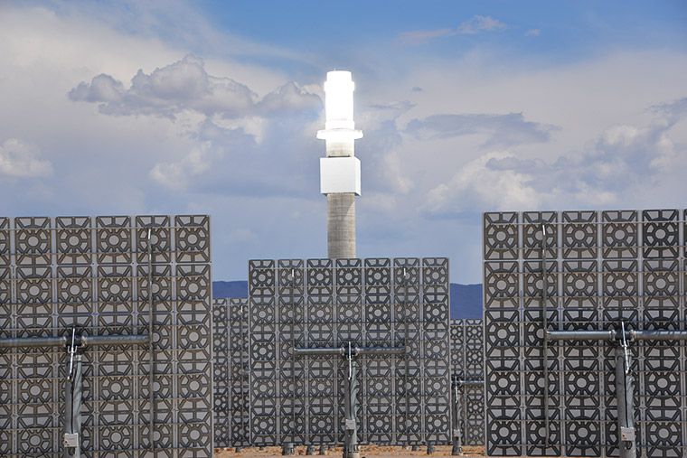 peek inside nevada solar plant 247 power molten salt the project will deliver enough firm  reliable electricity from to 75 00