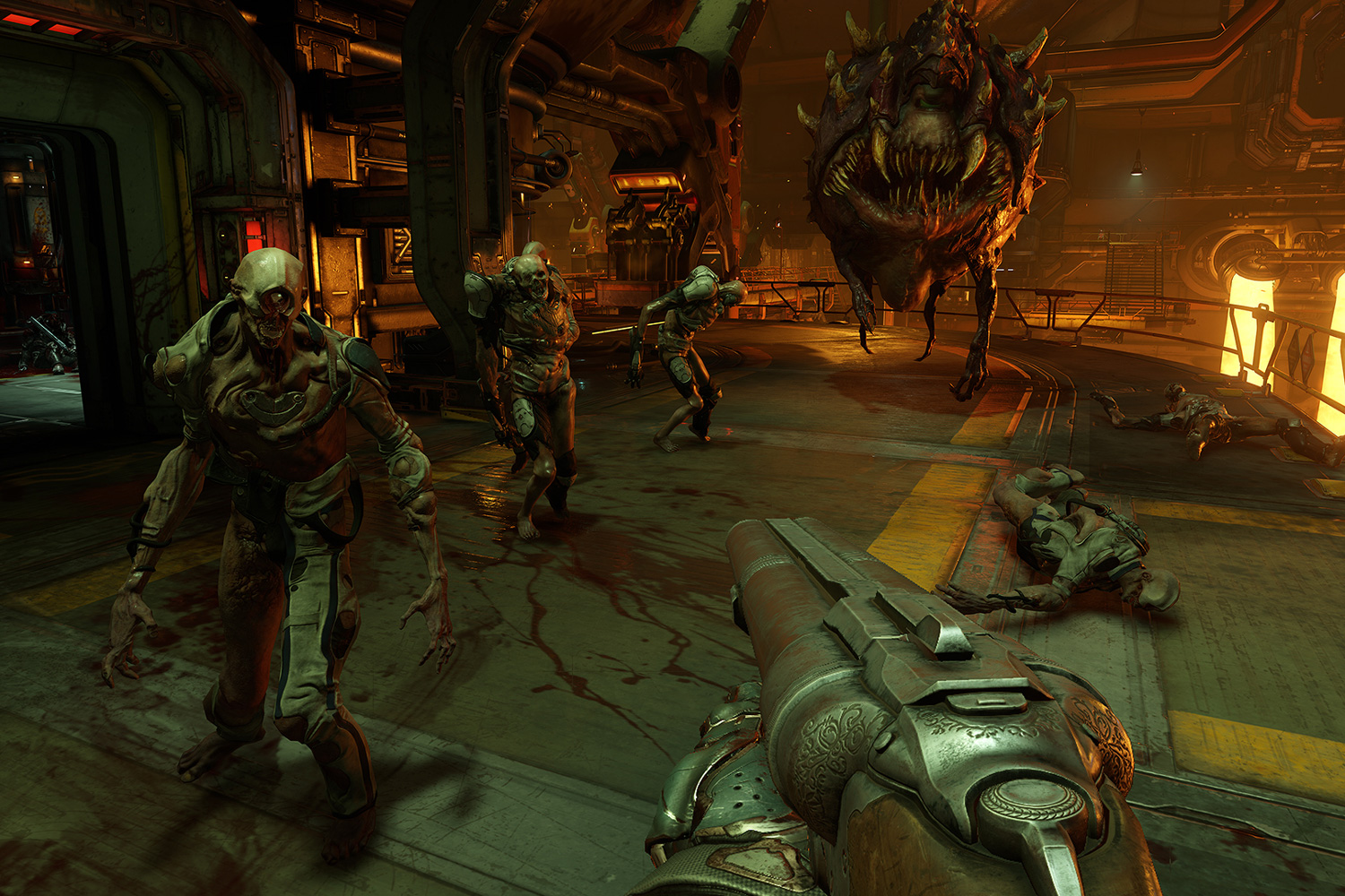 doom multiplayer dlc packs first person shooter bethesda