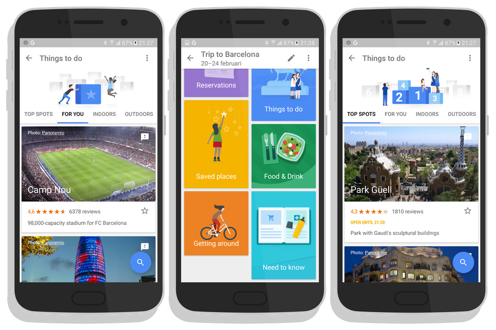 google trips app