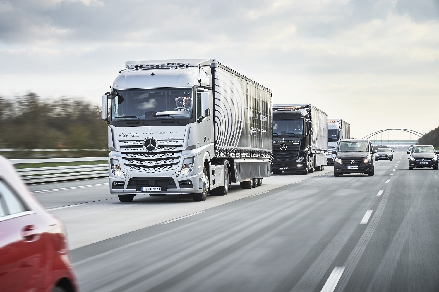 Autonomous Mercedes-Benz Actros