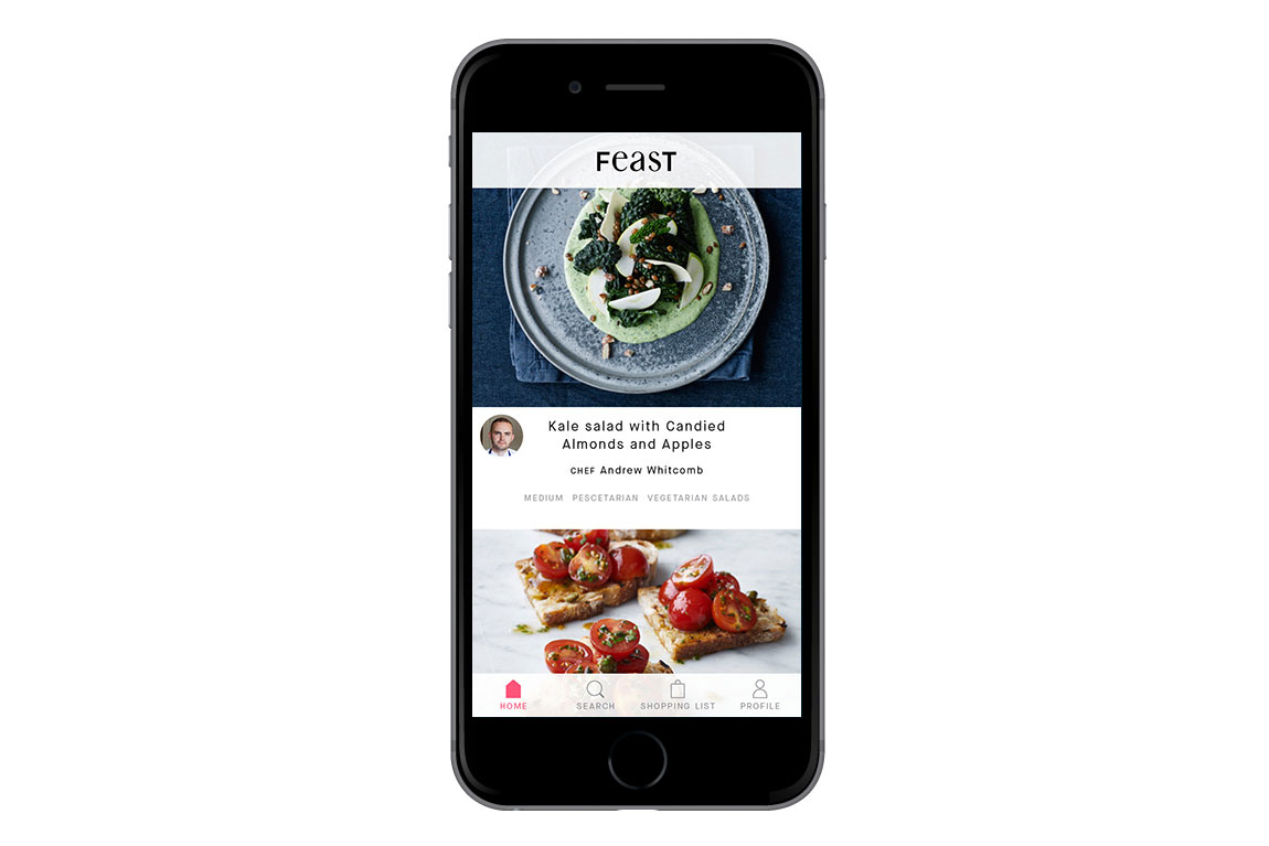 feast kitchen app feat iphone