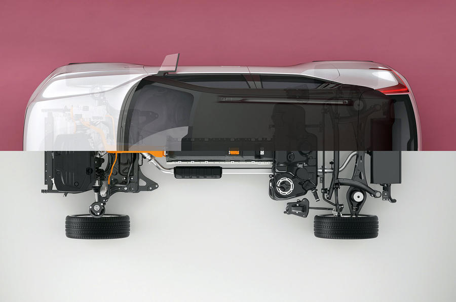 volvo t5 hybrid replace diesel cma with twin engine powertrain  top view