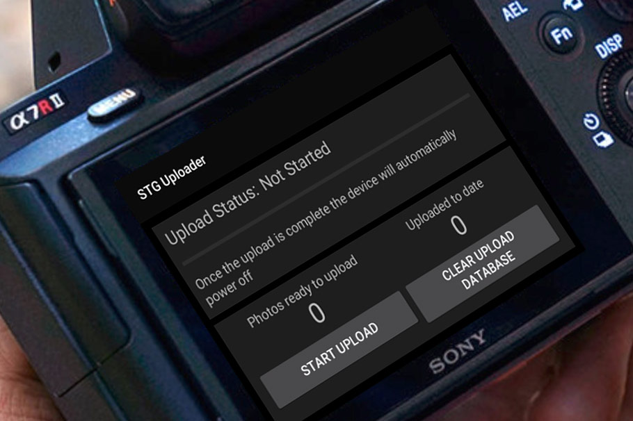 sony stg uploader google photos a7rii