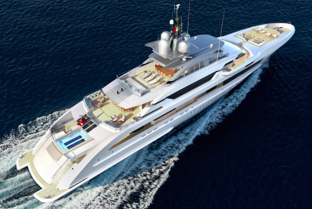 billion dollar superyacht has helipad and concert venue heesen yachts 2  welcome aboard the galactica super nova a huge alumi