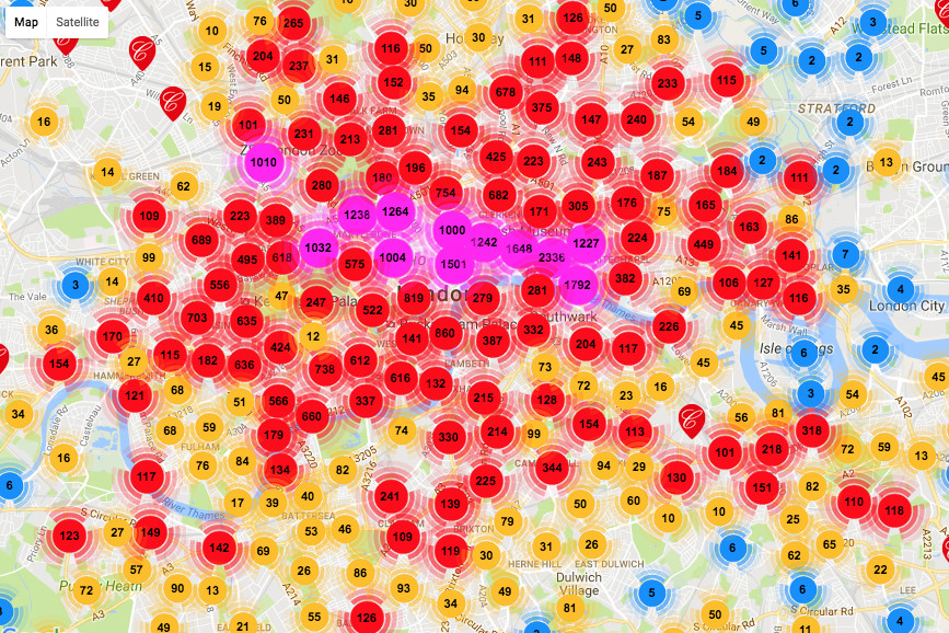 london picture map