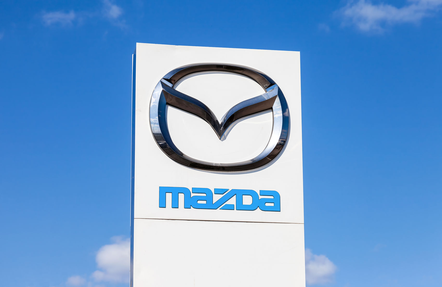 mazda cx7 suv recall steering official dealership sign of