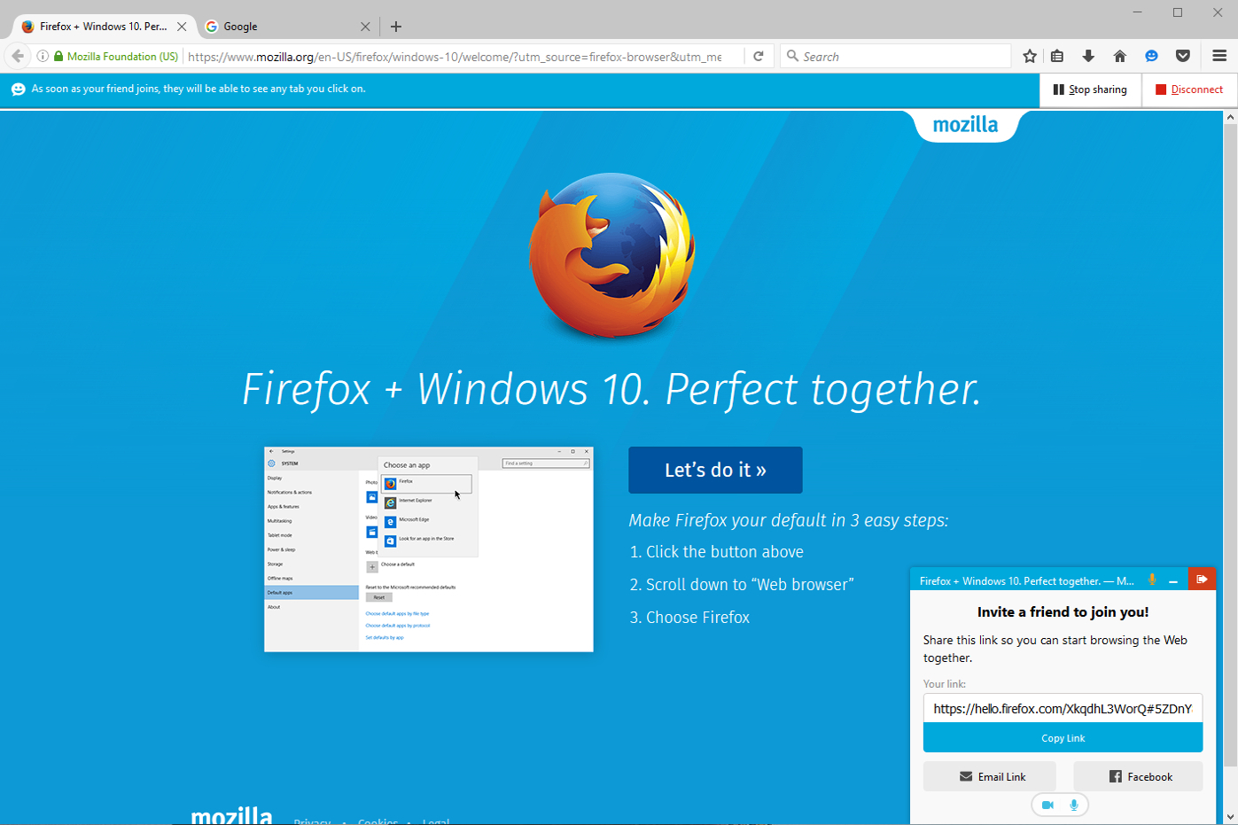 mozilla firefox hello discontinue september