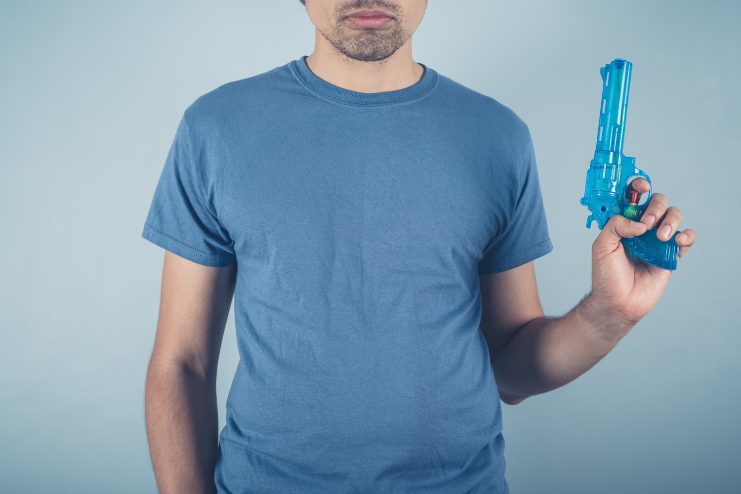 microsoft gun emoji windows 10 young man with water pistol