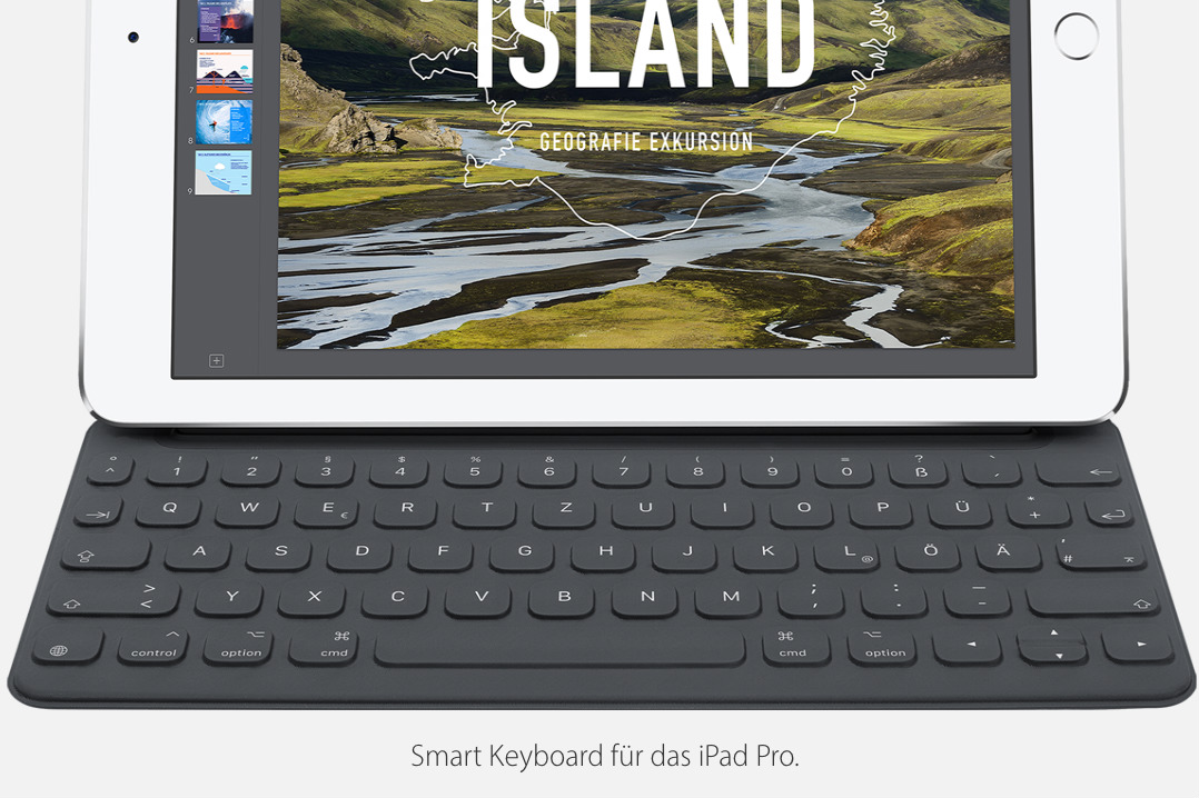 ipad pro smart keyboard international german