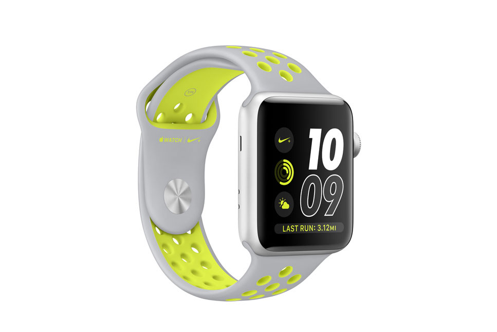 apple watch 2 news nike  silver volt sport large